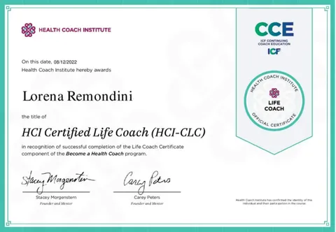 Lorena's coaching studies